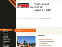 Tablet Screenshot of professionalhorizontaldrilling.com